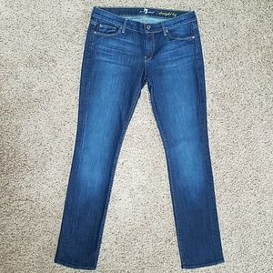 7 For All Mankind Straight Jeans - 30 x 33